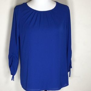 ELLE Blue Lightweight Flowy Top
